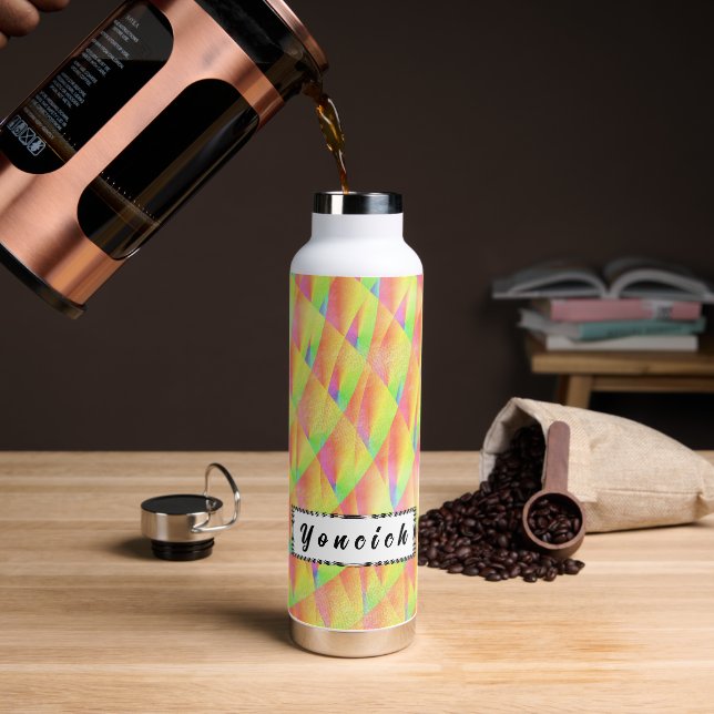 Helle Interferenz von Kenneth Yoncich Trinkflasche (Kaffee)