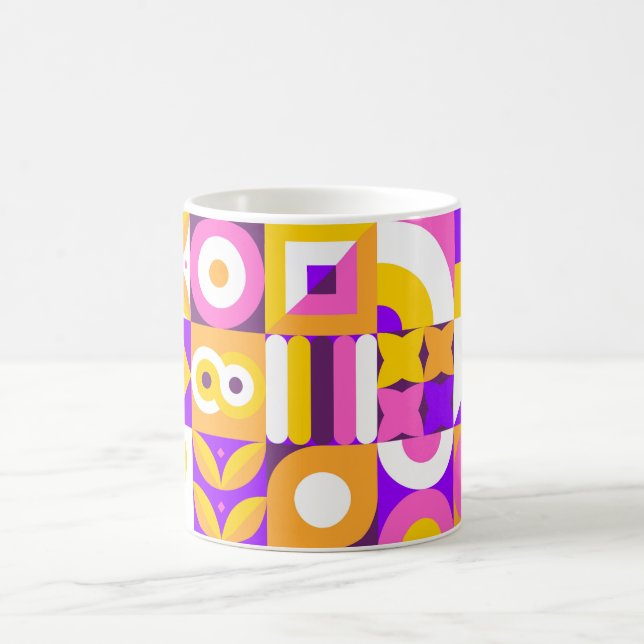 Helle Kachel im Bauhaus-Stil Kaffeetasse (Mittel)