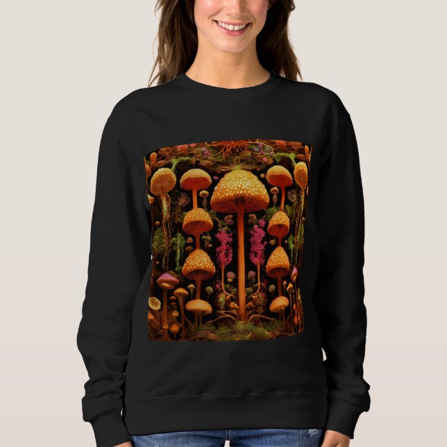 helle Kaktuskunst Sweatshirt (Vorderseite)