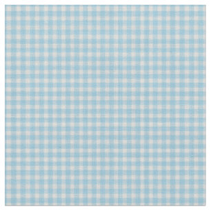 Helle Kornblumenblau Gingham Karo Stoff
