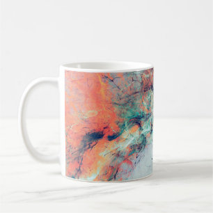 Helle künstlerische Spritzer. Abstrakte Malerei tr Kaffeetasse