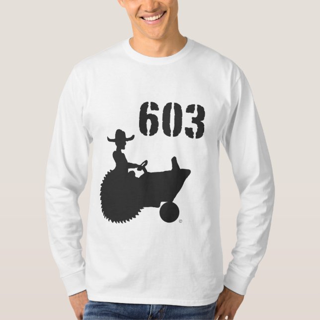 Helle lange Hülse 603 T-Shirt (Vorderseite)