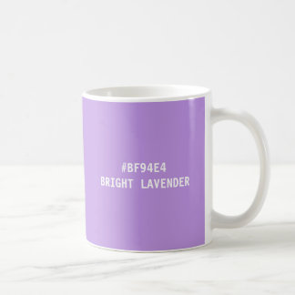 Helle Lavendel-Farb-Hex-Code-Tasse Kaffeetasse