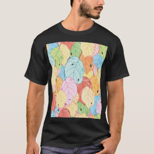 Helle Leaf Textur: Die Natur Inspiriert. T-Shirt