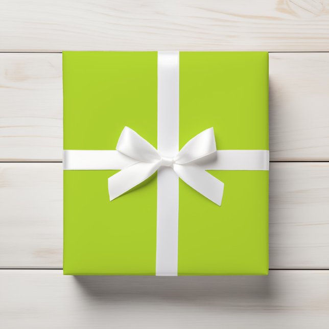 Helle, lebendige Limettengrün, Solid Geschenkpapier (Von Creator hochgeladen)