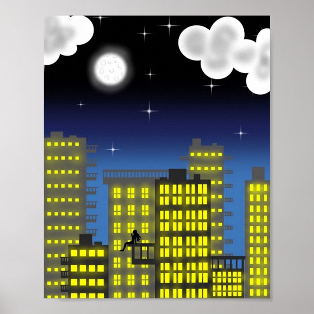 Helle Lichter, Big City (Poster) Poster (Vorne)
