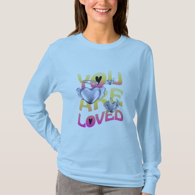 Helle Liebe T-Shirt der Frauen (Vorderseite)