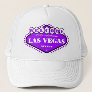 HELLE Lila Las Vegas Sign Cap Truckerkappe
