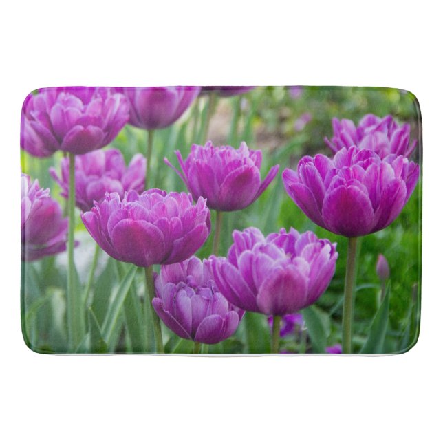 Helle Limettenwulst an einem sonnigen Tag Badematte (Vorderseite)