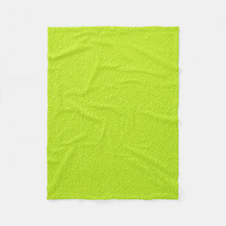 Helle Limone grüne Trendy Neonfarben Fleecedecke