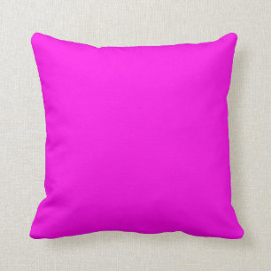  Helle Magenta (solide Farbe)  Kissen
