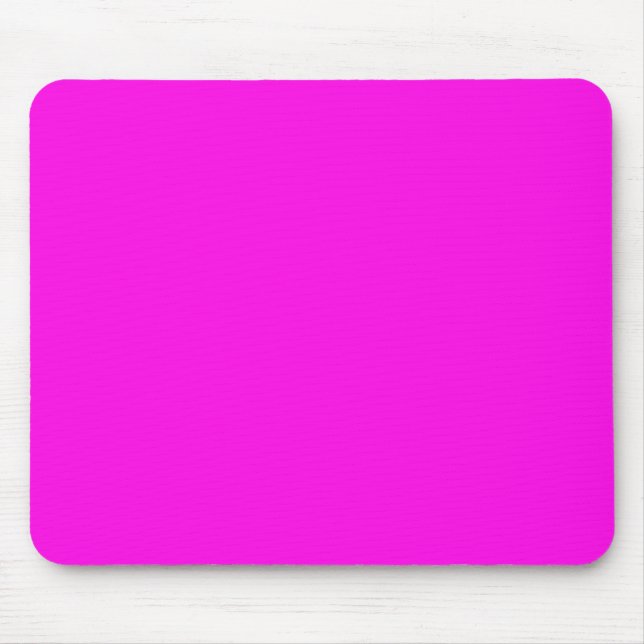 Helle Magenta (solide Farbe) Mousepad (Vorne)
