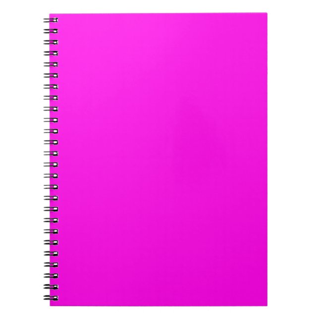 Helle Magenta (solide Farbe) Notizblock (Vorderseite)