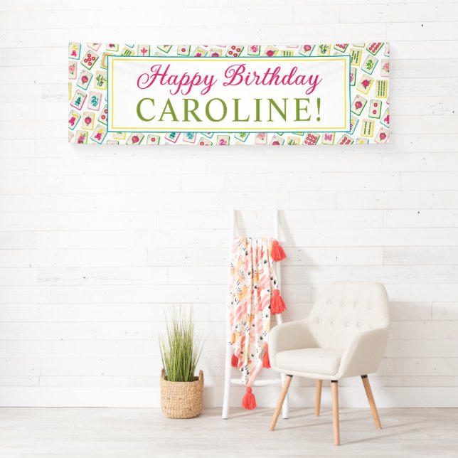 Helle Mahjong-Kachel-Banner Banner (Insitu)