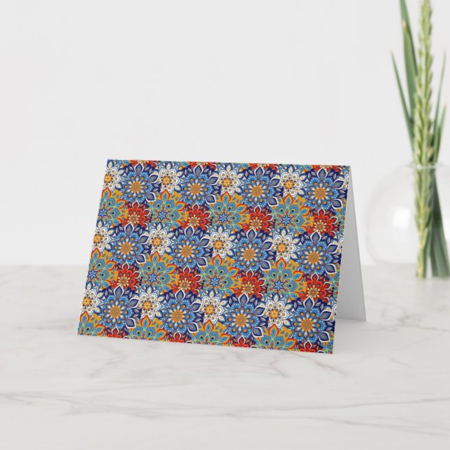 helle Mandala Karte (Vorderseite)