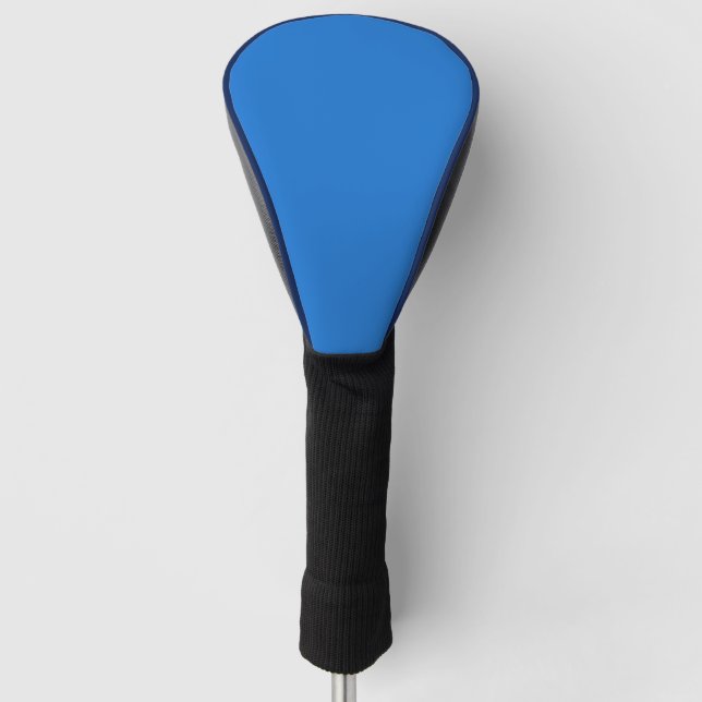 Helle Marine blau (Vollfarbe) Golf Headcover (Vorderseite)
