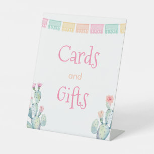 Helle mexikanische Fiesta Karten und Geschenke Bab Sockelschild