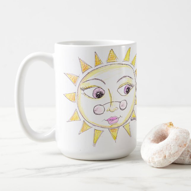 Helle mit Augen Tasse (Mit Donut)
