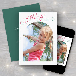 Helle moderne Schrift Merched Foto Weihnachten