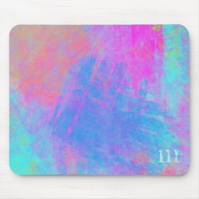 Helle Multicolor Splashes Maus Pad Mousepad (Vorne)