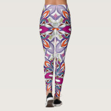 Helle Multicolor Summer Sport Leggings
