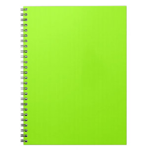 Helle Neon Chartreuse Green Notebook Notizblock