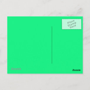 Helle Neon Green Postcard Postkarte