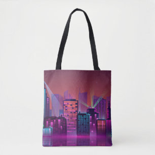 Helle Neon Nacht City, Vintag.