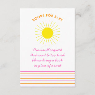 Helle Neon Sonnenschutzstreifen sonnige Bücher für Begleitkarte