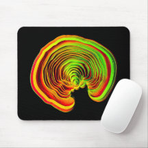 Helle Neon-Topographie-Soundwelle-Tech