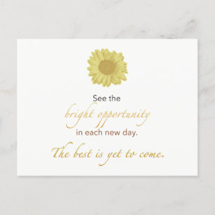 Helle New Day Postkarte