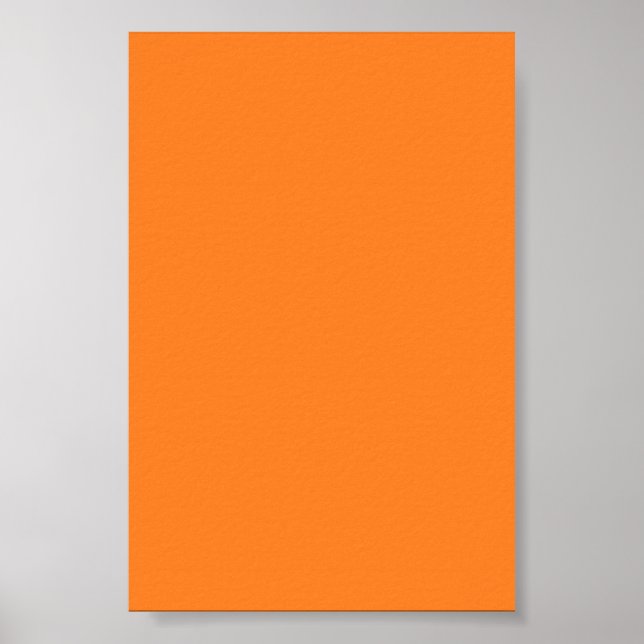 Helle Orange Hintergrund auf einem Poster (Vorne)