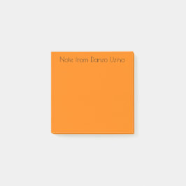 Helle Orange Post-it Klebezettel