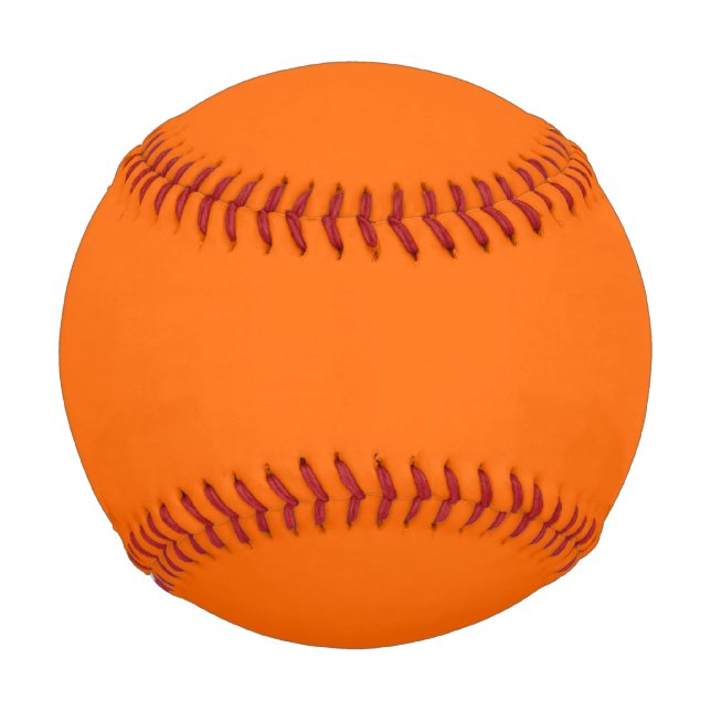 Helle Orange Solid Color Baseball (Vorderseite)