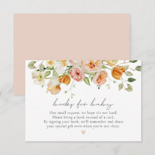 Helle Pastel Floral Girl Duschbücher für Kinder Begleitkarte