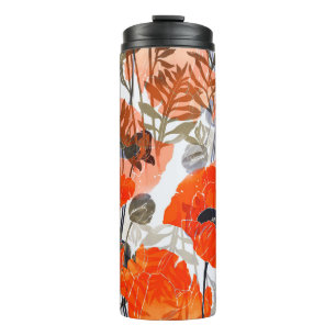 Helle Pupies: Nahtlose Kunst Thermosbecher