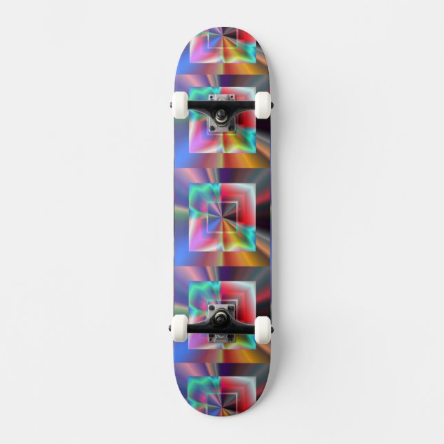 Helle Quadrate Skateboard (Vorderseite)