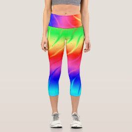 Helle Rainbow Capri Leggings