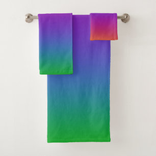 Helle Rainbow Colors Handtuchhandtuch Set