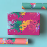 Helle Rainbow Floral Wedding Geschenkpapier Set<br><div class="desc">Freuen Sie sich auf diese farbenfrohe Suite mit lebhaften Blume in Aquarelltönen.</div>