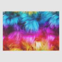 Helle Rainbow-Imitate-Monster-Pelzstruktur