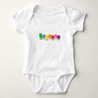 Helle Raupe Baby Strampler