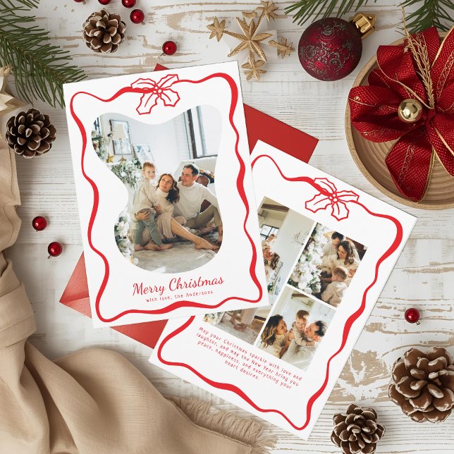 Helle Red 4 Foto Doodle Poinsettia Weihnachten (Von Creator hochgeladen)