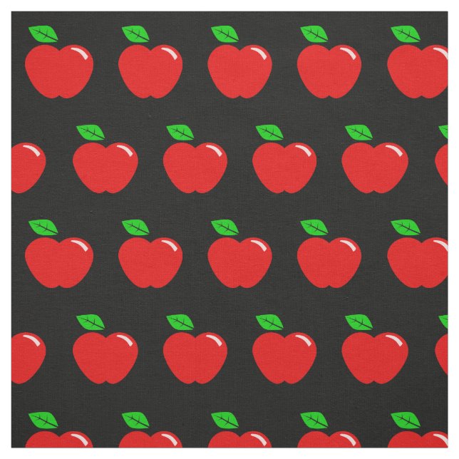 Helle Red Apple Polka Dots Stoff (Muster)