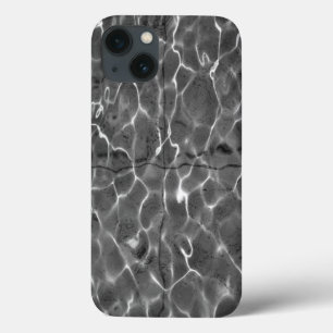 Helle Reflexionen auf Wasser: Schwarzes u. Weiß Case-Mate iPhone Hülle