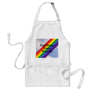 Helle Regenbogen in Sky Inspirational Niedlich Schürze
