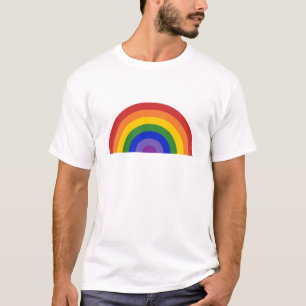 Helle Regenbogen-LGBT-Stolz T-Shirt