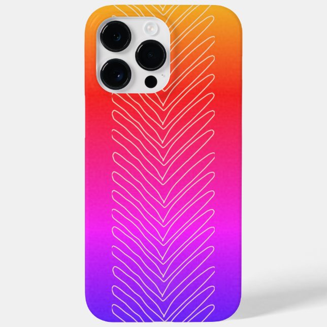 Helle Regenbogen Moderne Afrikanische Stämme Case-Mate iPhone Hülle (Rückseite)