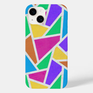 Helle Regenbogenfarben Mosaik Case-Mate iPhone 14 Hülle