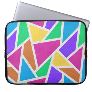 Helle Regenbogenfarben Mosaik Laptopschutzhülle